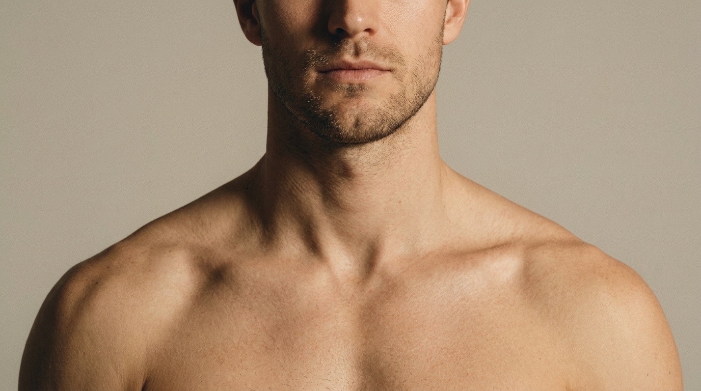 Portrait, collarbone to chin